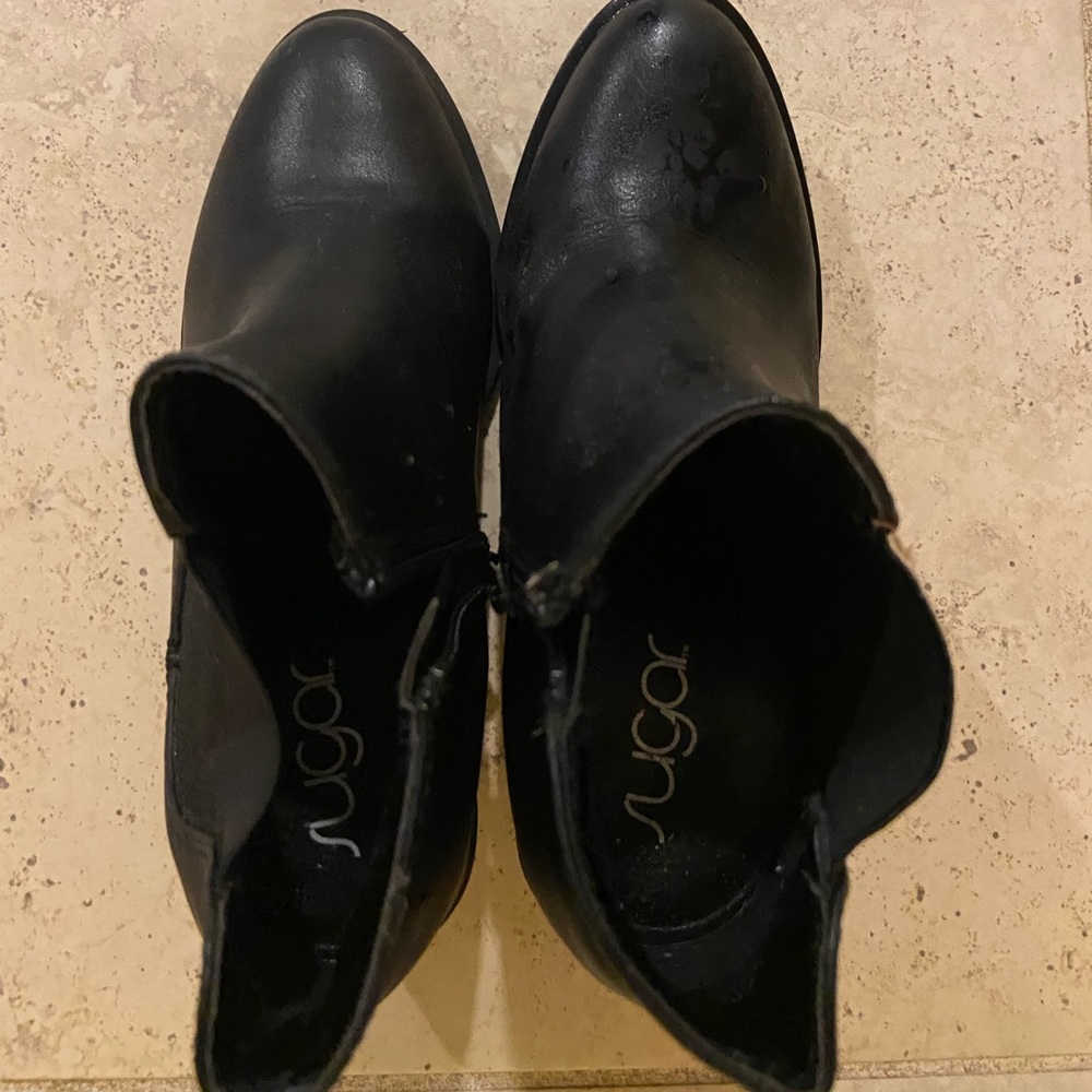 Kid Black Booties